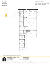 3701 General Degaulle Dr, New Orleans, LA à louer Plan de site– Image 1 sur 1
