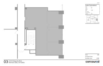 15315 Magnolia Blvd, Sherman Oaks, CA à louer Plan de site– Image 1 sur 1