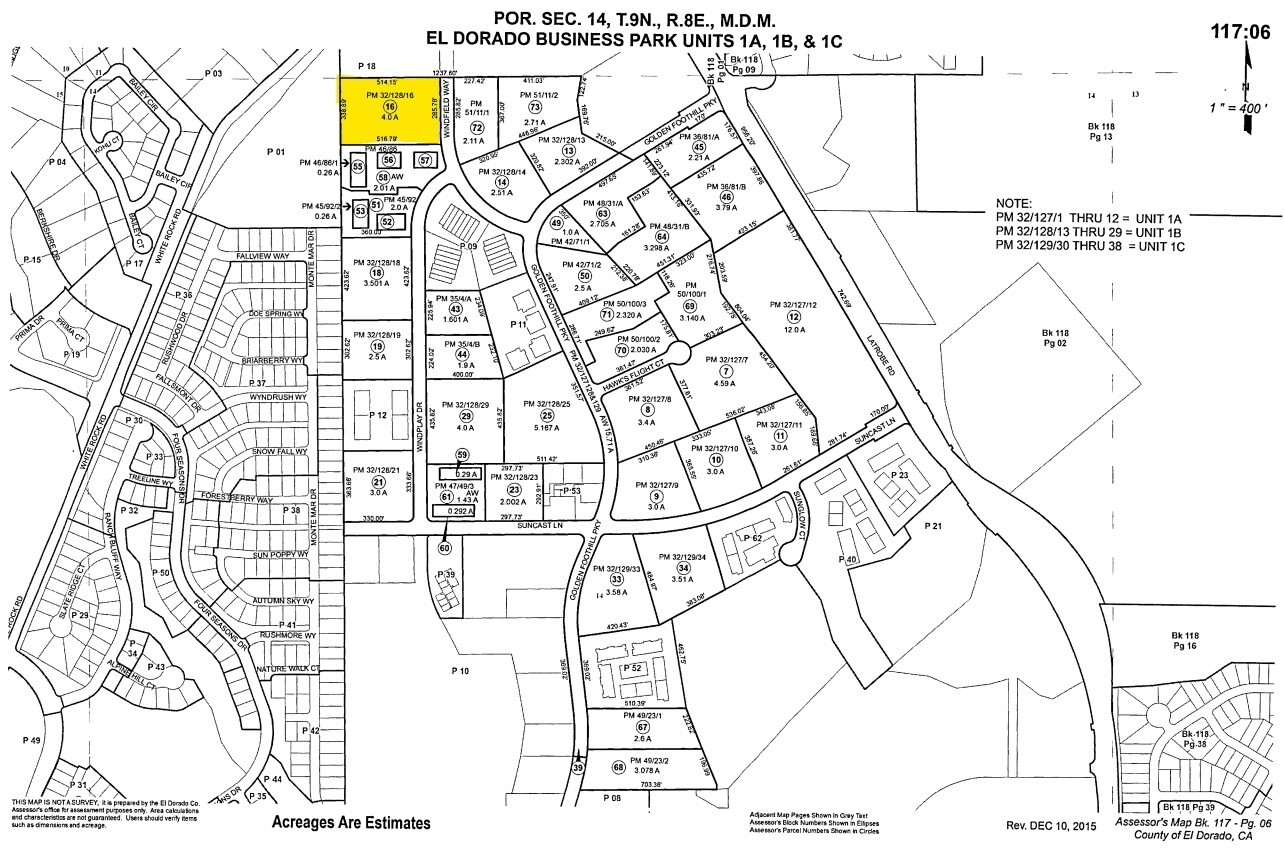 1104 Windfield Way, El Dorado Hills, CA à vendre Plan cadastral– Image 1 sur 2