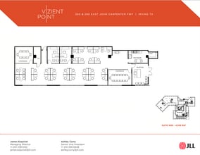 290 E John Carpenter Fwy, Irving, TX à louer Plan d’étage– Image 1 sur 1