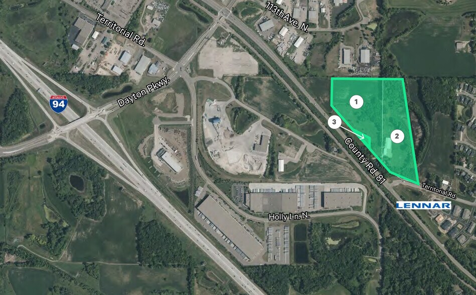 16850 Territorial Rd, Dayton, MN à vendre - Aérien – Image 2 sur 2
