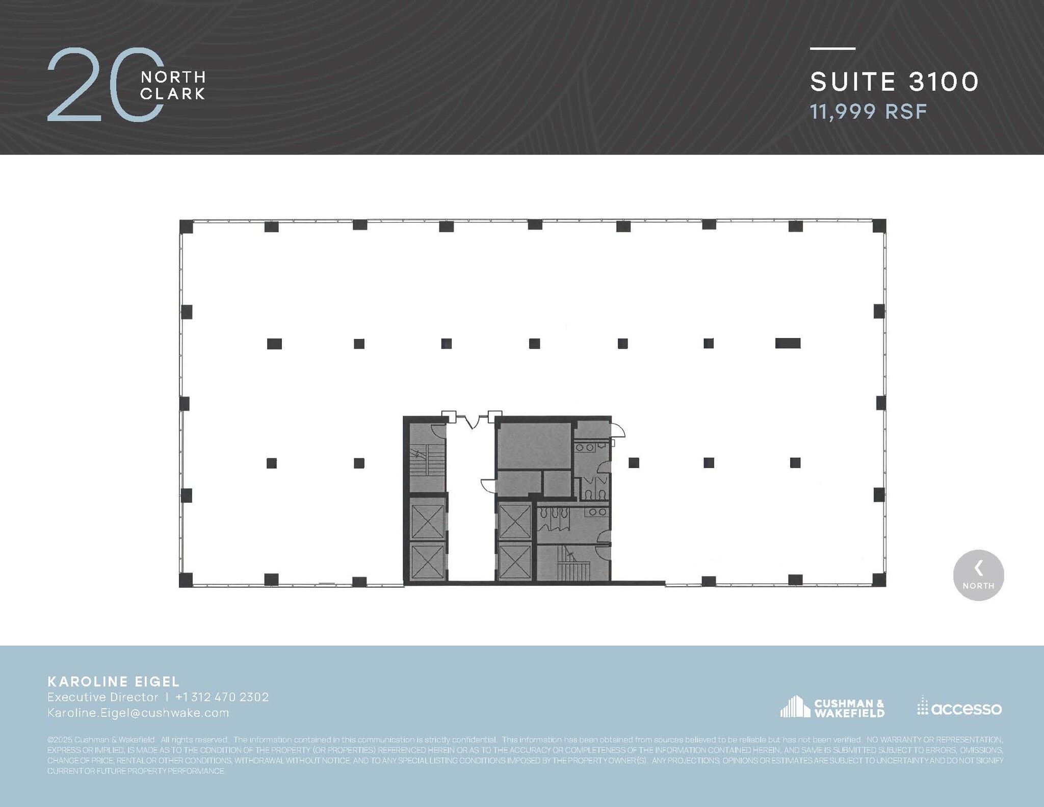 20 N Clark St, Chicago, IL à louer Plan d’étage– Image 1 sur 1