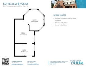 386 Pennsylvania Ave, Glen Ellyn, IL à louer Plan d’étage– Image 1 sur 1