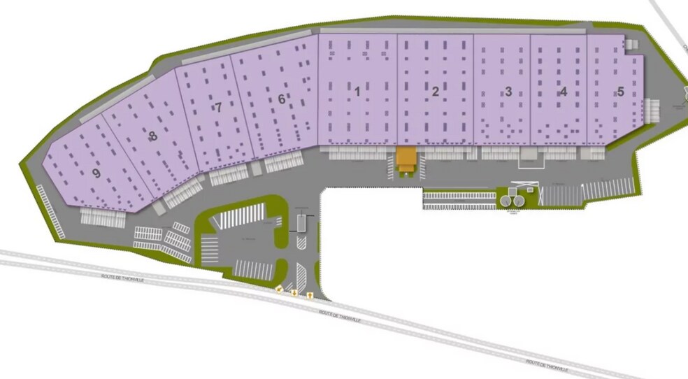 Industriel/Logistique dans Woippy à louer - Plan de site – Image 2 sur 2
