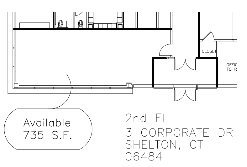 3 Corporate Dr, Shelton, CT à louer Plan d’étage– Image 1 sur 1
