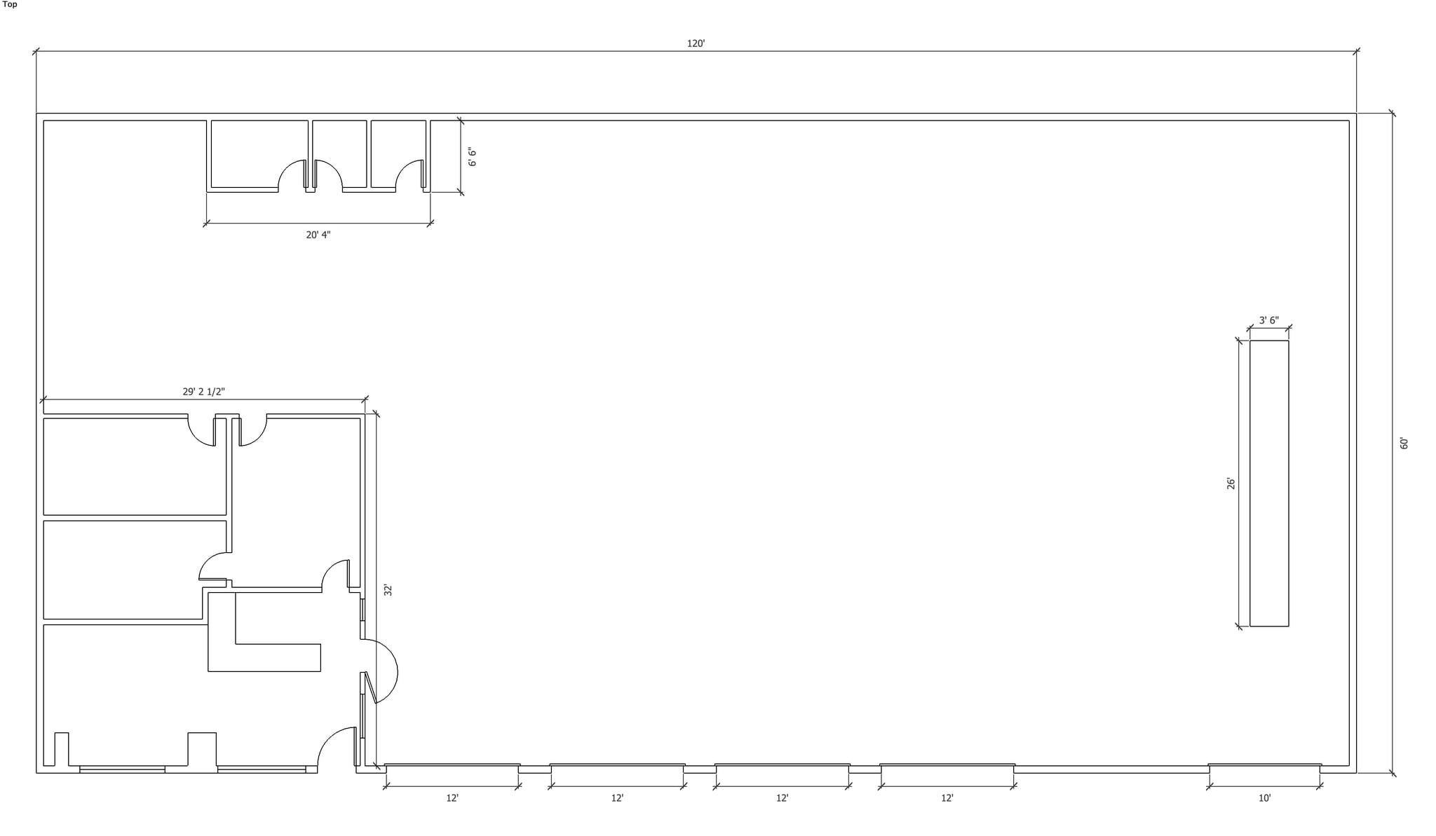 525 E Clark St, Pocatello, ID à louer Plan d’étage– Image 1 sur 1