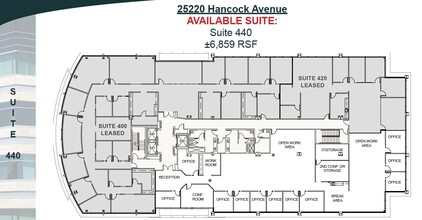 25240 Hancock Ave, Murrieta, CA à louer Plan d’étage– Image 1 sur 1
