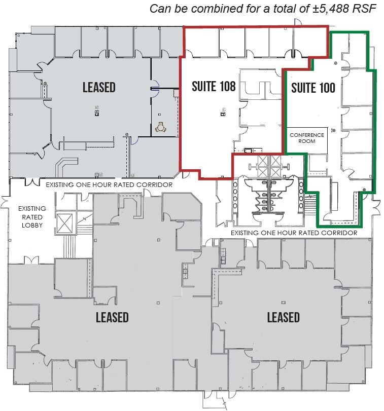 10969 Trade Center Dr, Rancho Cordova, CA à louer Plan d’étage– Image 1 sur 1