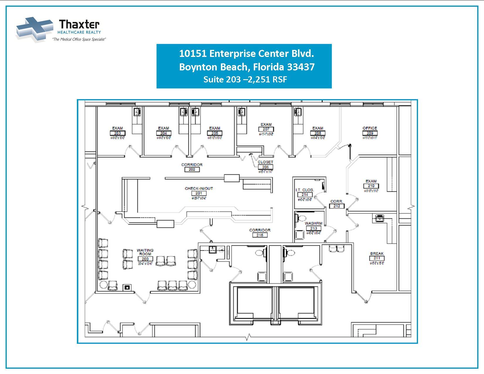 10151 Enterprise Center Blvd, Boynton Beach, FL à louer Plan d’étage– Image 1 sur 1