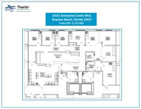 10151 Enterprise Center Blvd, Boynton Beach, FL à louer Plan d’étage– Image 1 sur 1