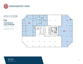 8180-8200 Greensboro Dr, McLean, VA à louer Plan d’étage– Image 1 sur 1