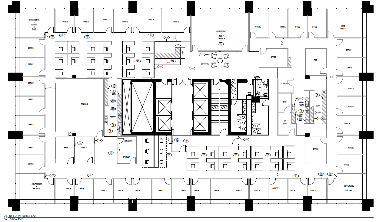 1600 Broadway, Denver, CO à louer Plan d’étage– Image 1 sur 1