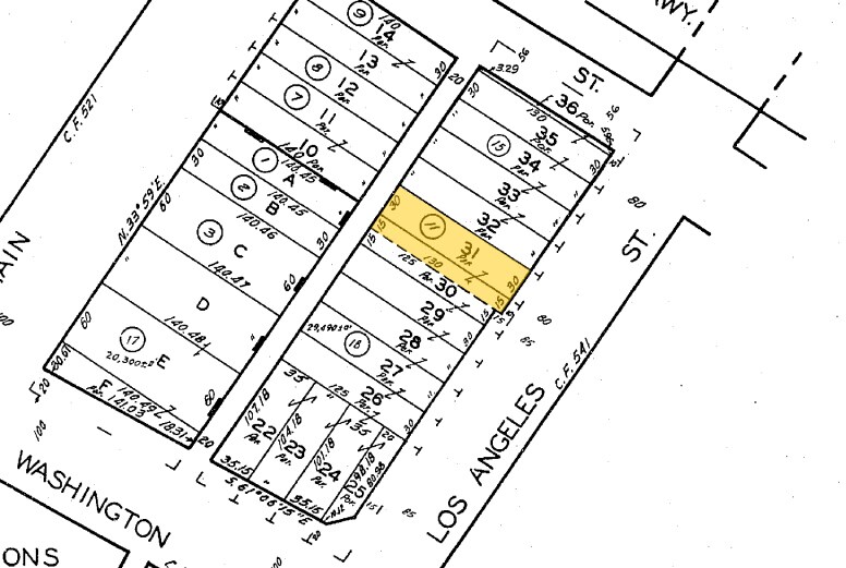 1733 S Los Angeles St, Los Angeles, CA à vendre - Plan cadastral – Image 2 sur 5