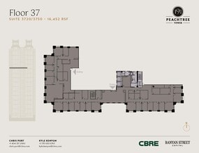 191 peachtree St NE, Atlanta, GA à louer Plan d’étage– Image 1 sur 1