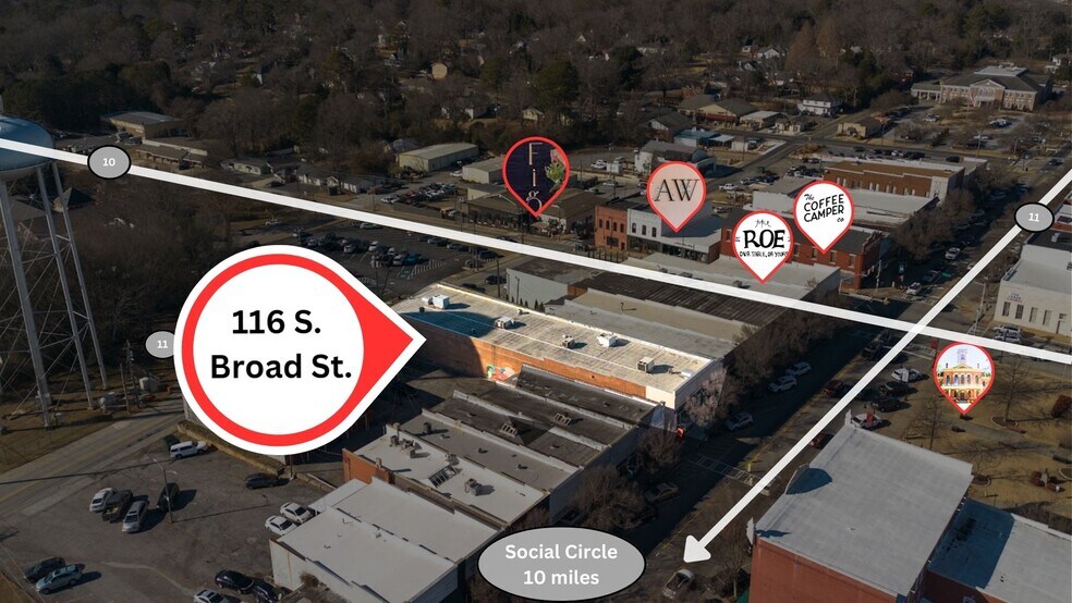 116 S Broad St, Monroe, GA à louer - Photo de l’immeuble – Image 3 sur 37