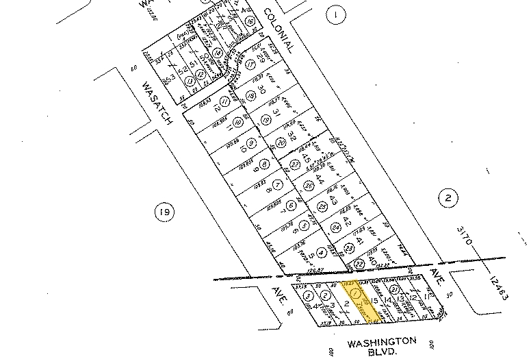 12467 W Washington Blvd, Los Angeles, CA à vendre - Plan cadastral – Image 2 sur 12