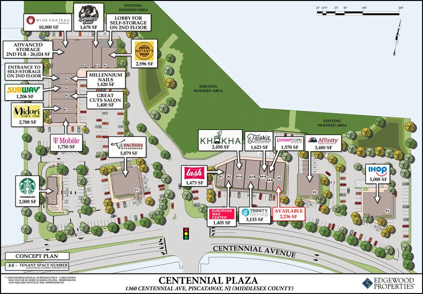 1370-1396 Centennial Ave, Piscataway, NJ à louer - Plan de site – Image 2 sur 16