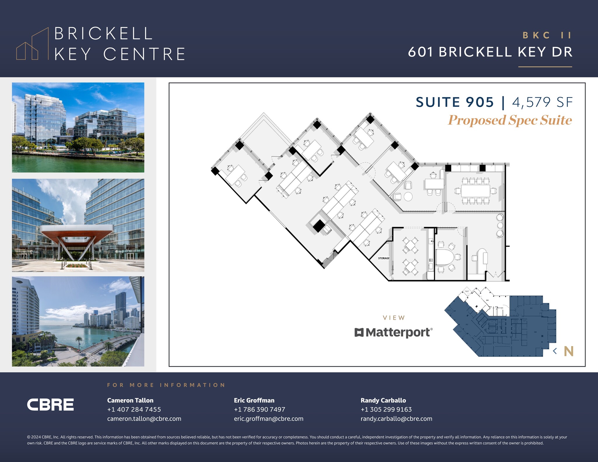 501 Brickell Key Dr, Miami, FL à louer Plan de site– Image 1 sur 10