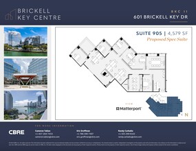 501 Brickell Key Dr, Miami, FL à louer Plan de site– Image 1 sur 10