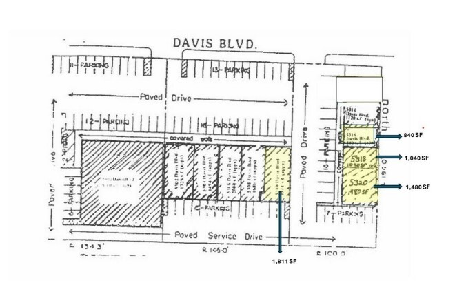 5300-5322 Davis Blvd, North Richland Hills, TX à louer Plan d’étage– Image 1 sur 1