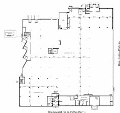455 Boul de la Côte-Vertu, Montréal, QC à louer Plan d’étage– Image 1 sur 1