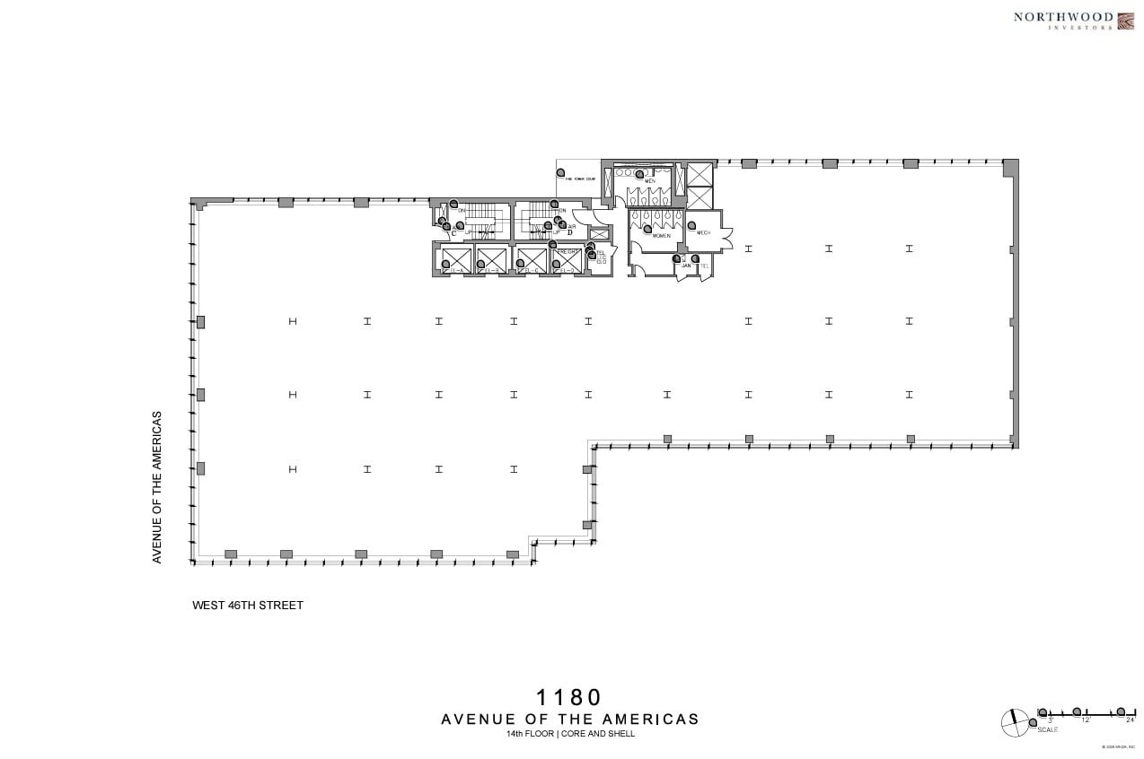 1180 Avenue of the Americas, New York, NY à louer Plan d’étage– Image 1 sur 1