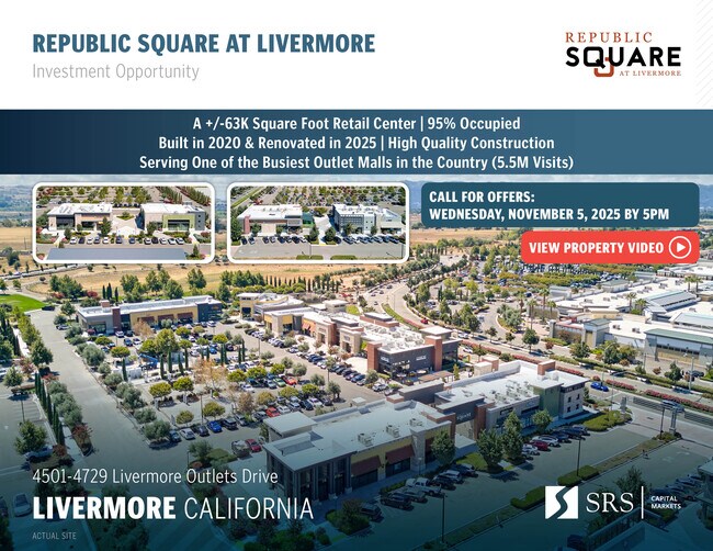 Plus de détails pour Republic Square at Livermore – Local commercial à vendre, Livermore, CA
