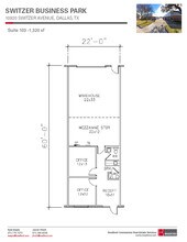 10930 Switzer Ave, Dallas, TX à louer Plan d’étage– Image 1 sur 1