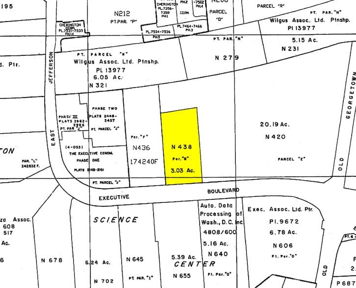 6101 Executive Blvd, North Bethesda, MD à louer - Plan cadastral – Image 2 sur 5