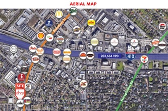 8211-8217 Broadway St, San Antonio, TX - VUE AÉRIENNE  vue de carte