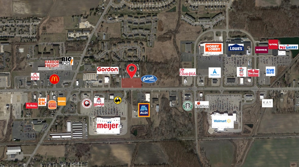 1811 N Telegraph Rd, Monroe, MI à louer - Aérien – Image 3 sur 3
