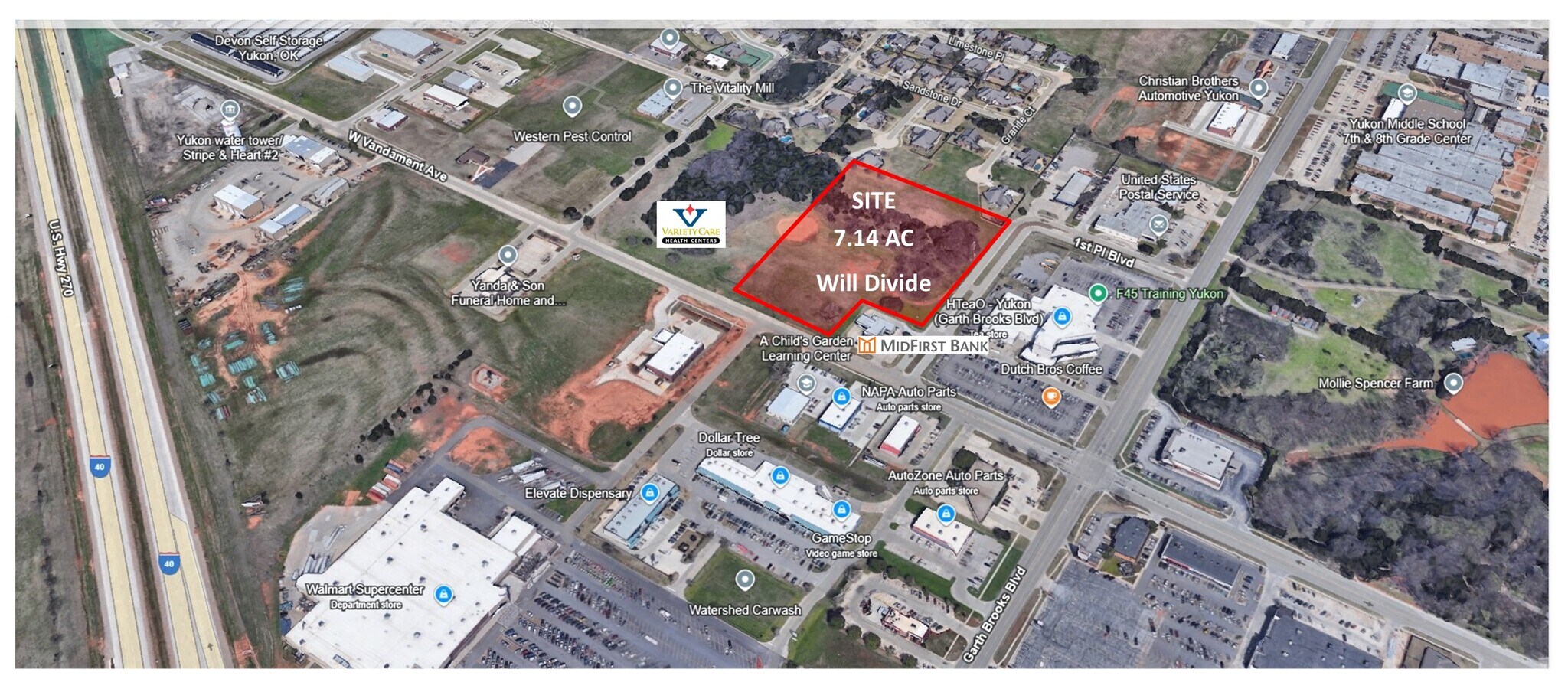 Vandament Ave and 1st Place Blvd, Yukon, OK à vendre Photo de l’immeuble– Image 1 sur 6