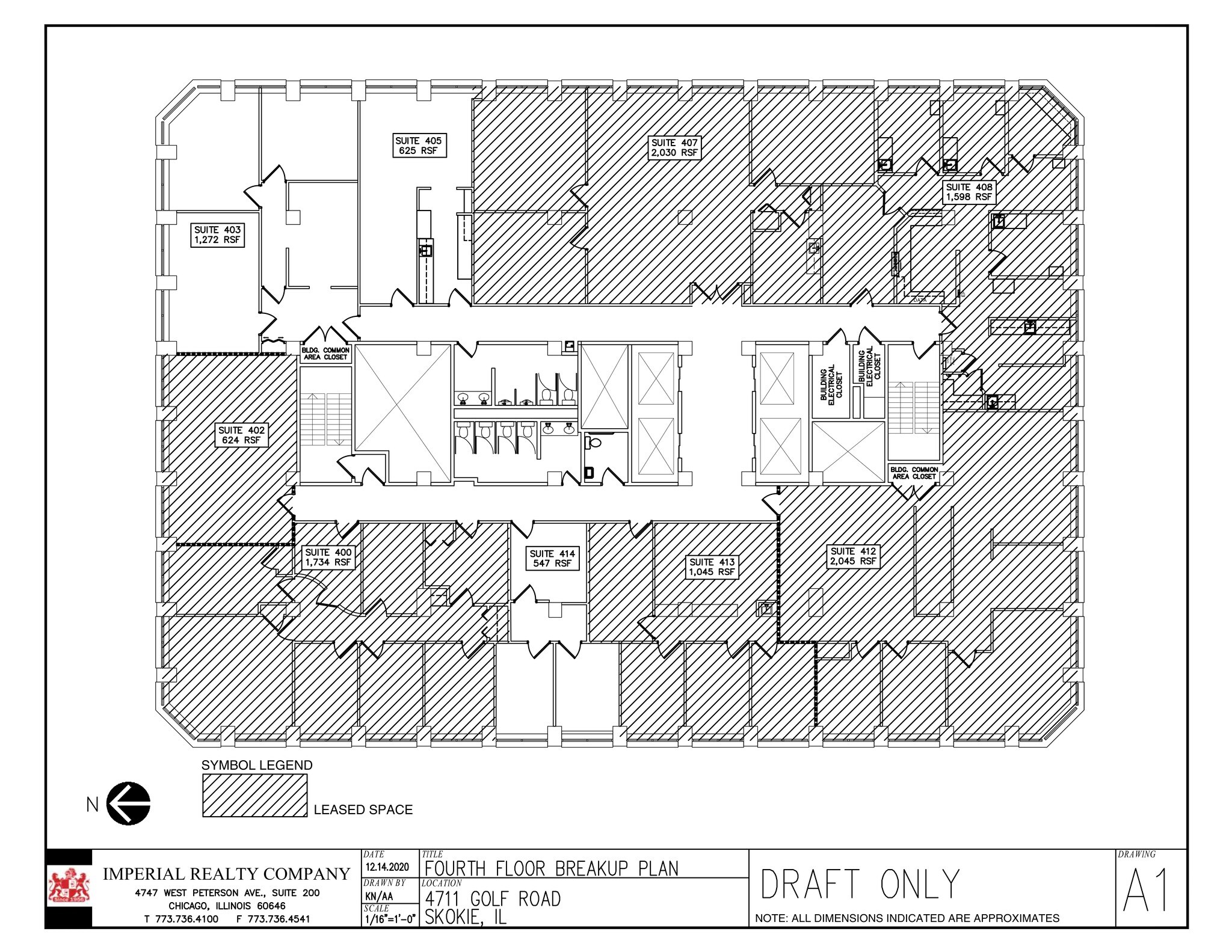 4709-4711 Golf Rd, Skokie, IL à louer Plan de site– Image 1 sur 1