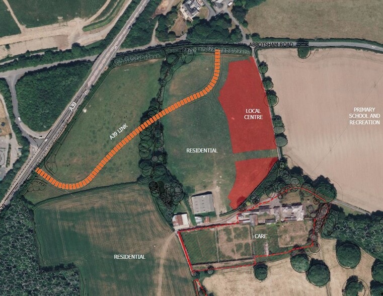 Abbotsham Rd, Bideford à vendre - Plan de site – Image 2 sur 2