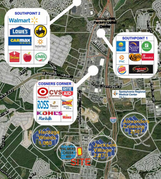 Plus de détails pour Patriot Hwy & Palmers Creek Way, Fredericksburg, VA - Terrain à vendre