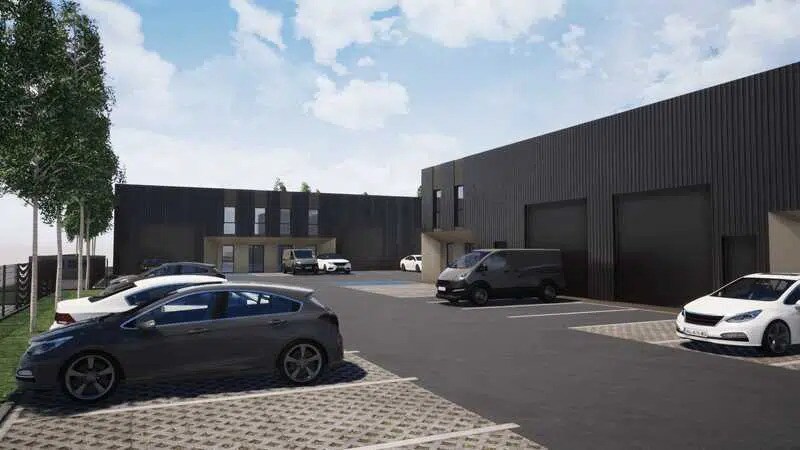 Local d’activités dans Varennes-lès-Mâcon à louer - Photo de l’immeuble – Image 1 sur 5