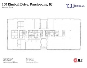 100 Kimball Dr, Parsippany, NJ à louer Plan d’étage– Image 1 sur 7