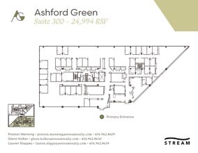 4170 Ashford Dunwoody Rd NE, Atlanta, GA à louer Plan d’étage– Image 1 sur 1