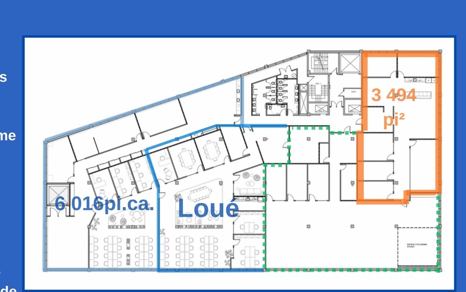 90 Rue Beaubien O, Montréal, QC à louer - Plan d’étage – Image 3 sur 11