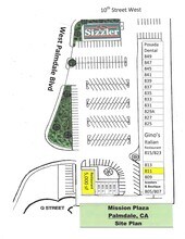 803-805 W Palmdale Blvd, Palmdale, CA à louer Plan d’étage– Image 1 sur 1