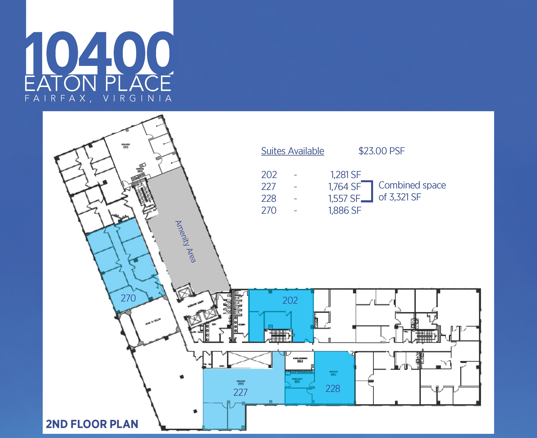 10400 Eaton Pl, Fairfax, VA à louer Plan d’étage– Image 1 sur 1