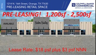 Plus de détails pour 1214 N 16th St, Orange, TX - Local commercial à louer