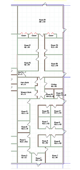 2202 Fayetteville Rd, Rockingham, NC à louer - Plan d’étage – Image 2 sur 8