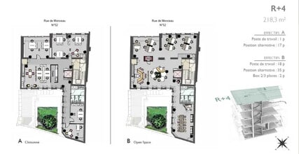 52 Rue De Monceau, Paris à louer Plan d’étage– Image 1 sur 7
