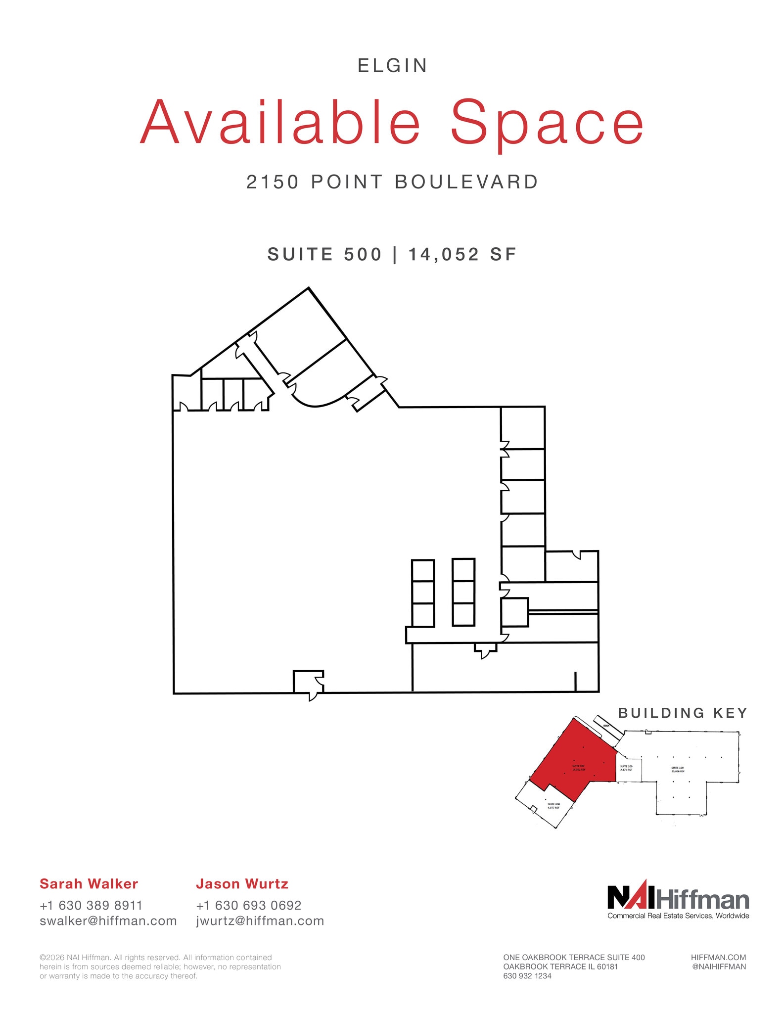 2150 Point Blvd, Elgin, IL à louer Plan d’étage– Image 1 sur 14