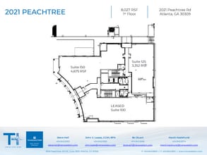 2021 Peachtree Rd, Atlanta, GA à louer Plan d’étage– Image 1 sur 1