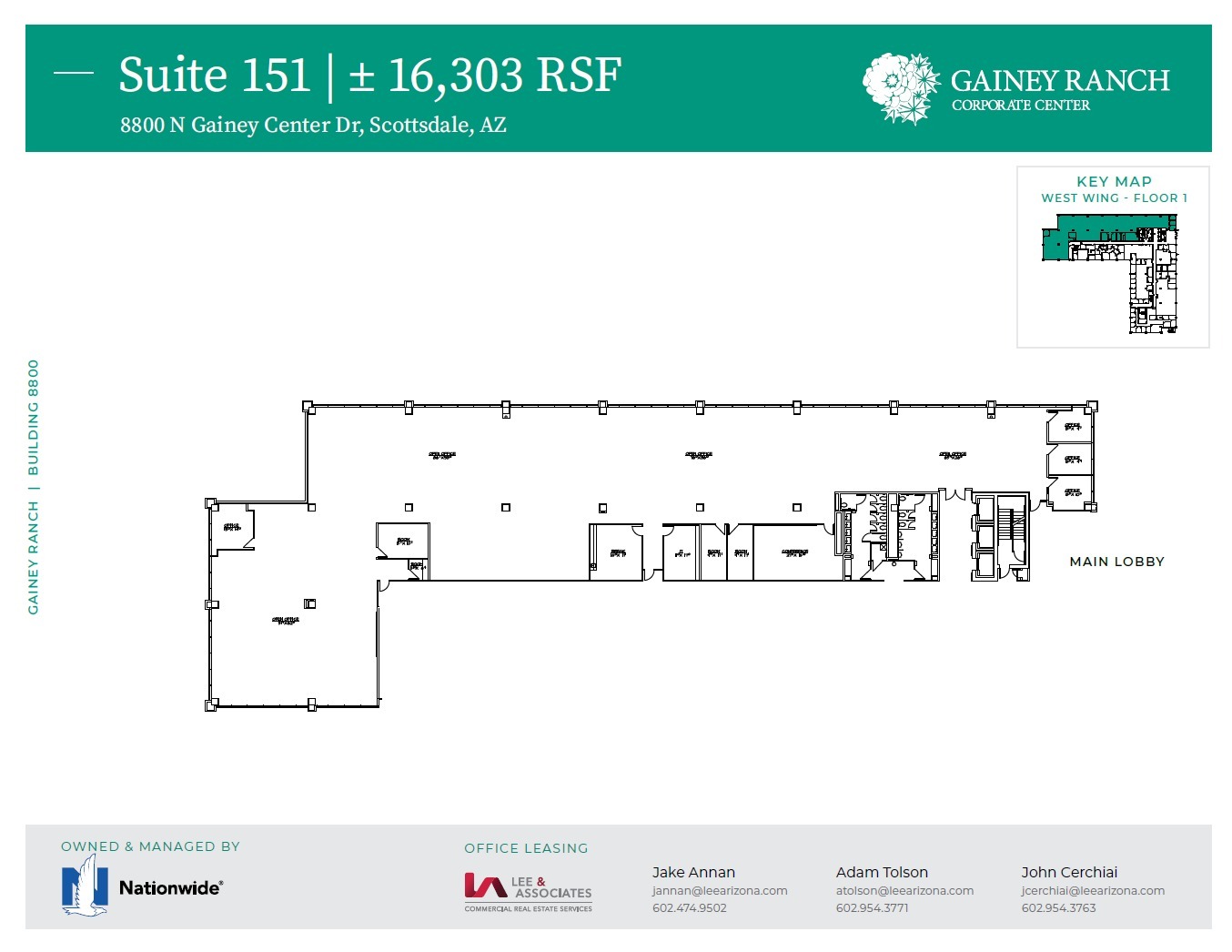 8800 N Gainey Center Dr, Scottsdale, AZ à louer Plan d’étage– Image 1 sur 1