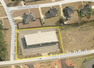 10121 Airport Blvd, Mobile, AL - VUE AÉRIENNE  vue de carte