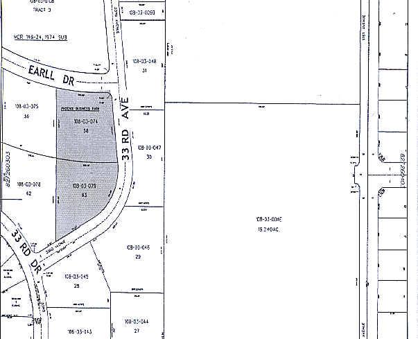 3311-3347 W Earll Dr, Phoenix, AZ à louer - Plan cadastral – Image 3 sur 7