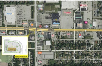 21100 Western Ave, Olympia Fields, IL à louer Carte– Image 2 sur 3